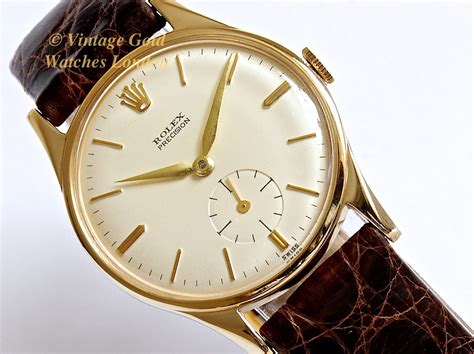 rolex precision 9ct gold mechanical|9ct Rolex Precision .